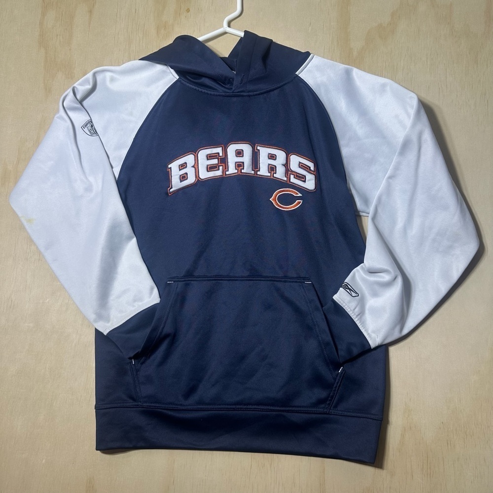 Chicago Bears‎ Reebok Hoodie Boys Size Large 14-16 NFL